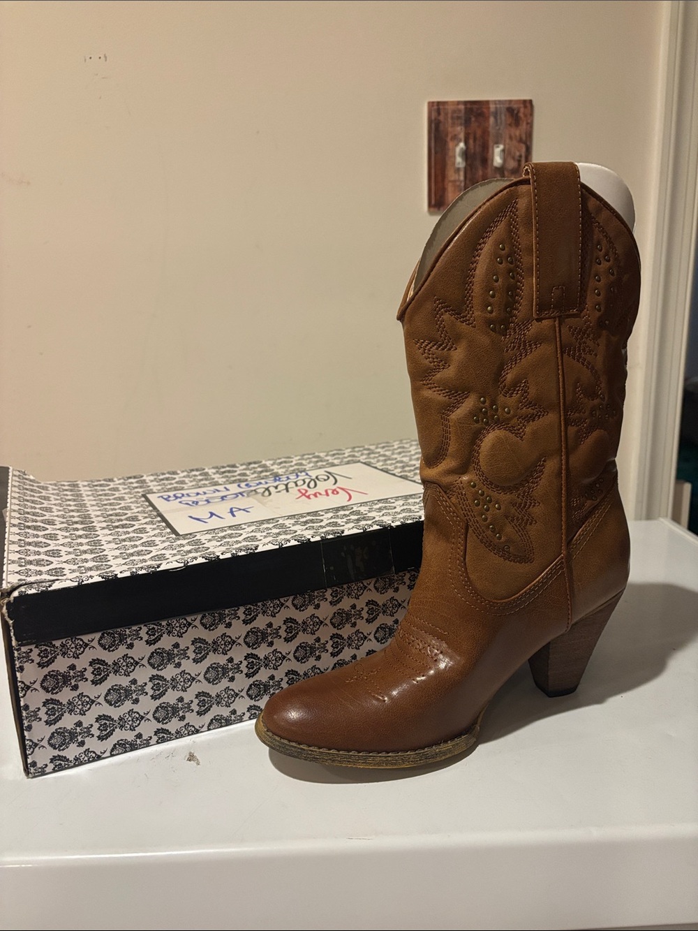 Women’s Brown Western Cowboy Boots